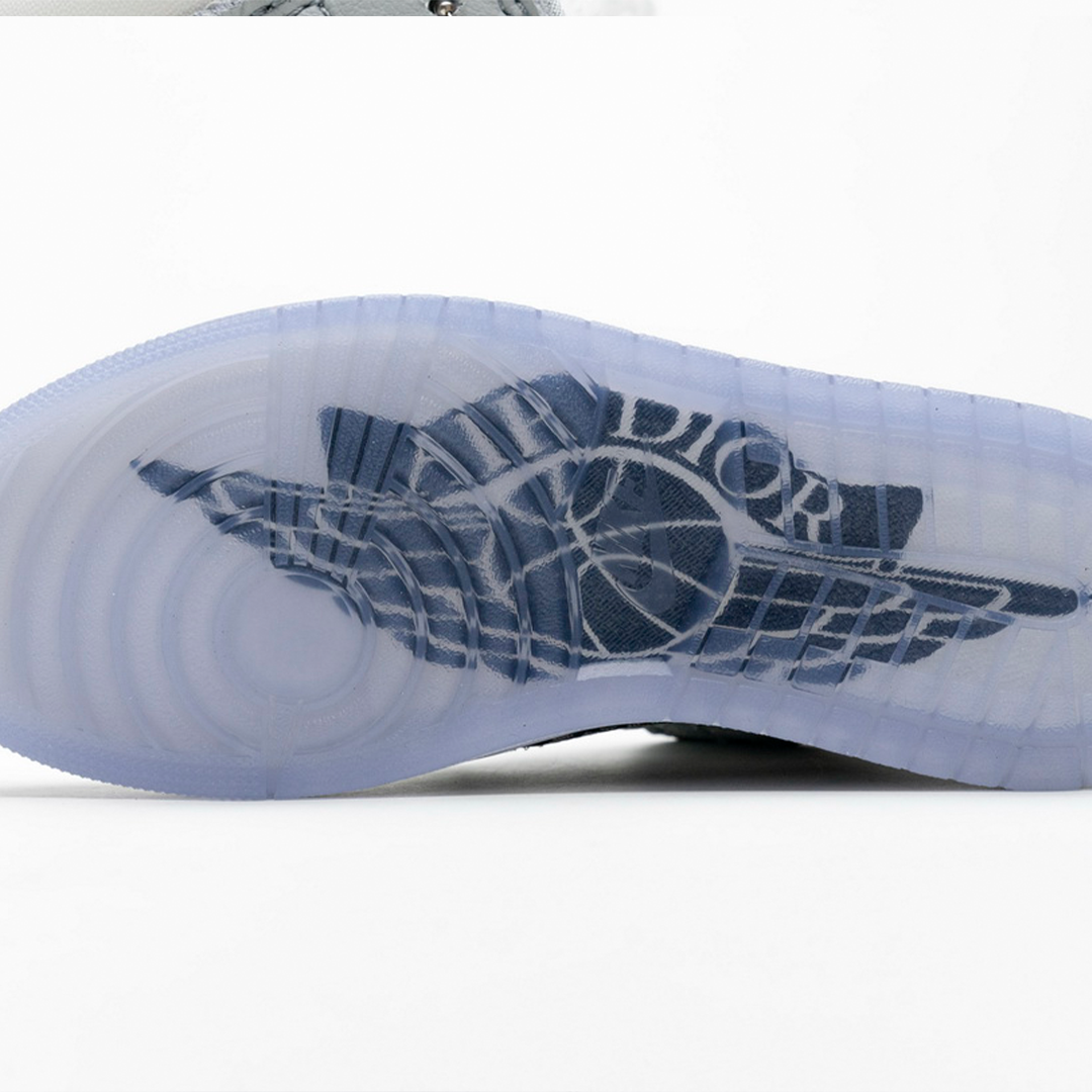 AJ 1 High OG x Dor Grey White - Image 13
