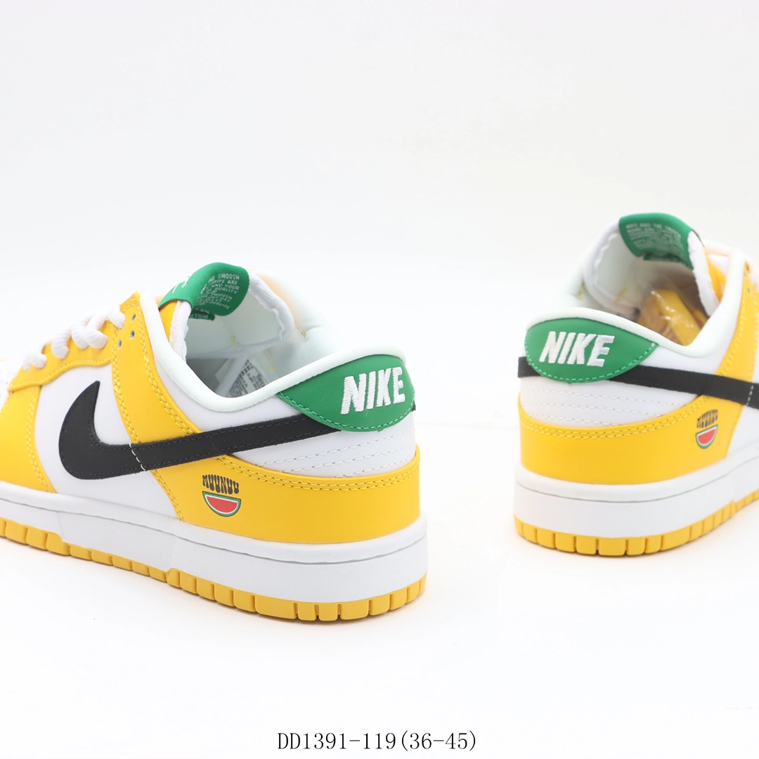 SB Dunk Low x Prada Yellow - Image 6