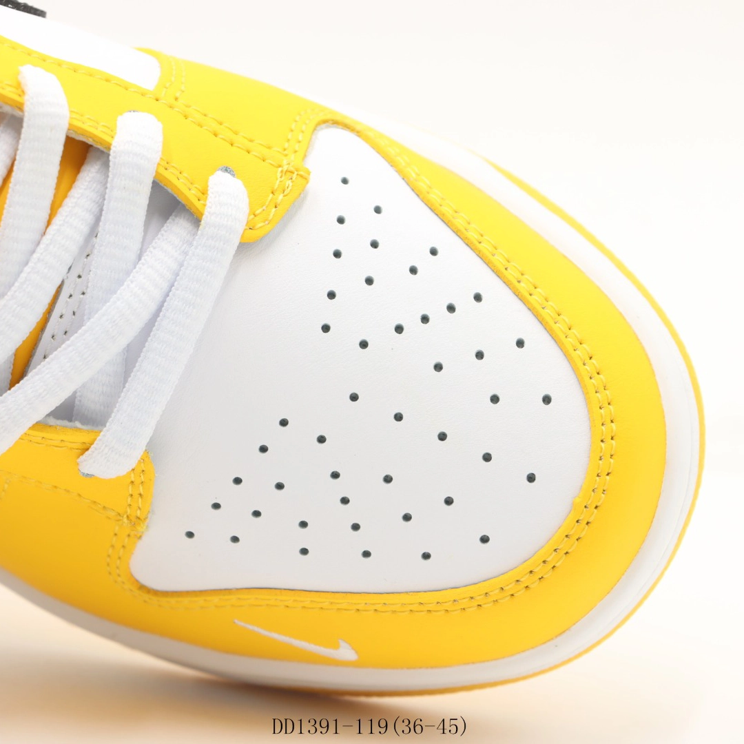 SB Dunk Low x Prada Yellow - Image 7