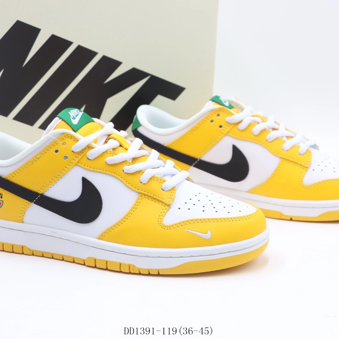 SB Dunk Low x Prada Yellow - Image 5
